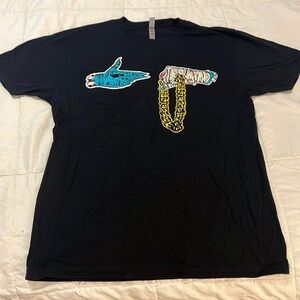 Short sleeve black Run The Jewels t shirt
